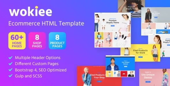 Wokiee e-commerce HTML template
