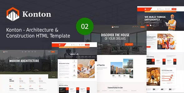Konton - Construction & Architecture HTML Template